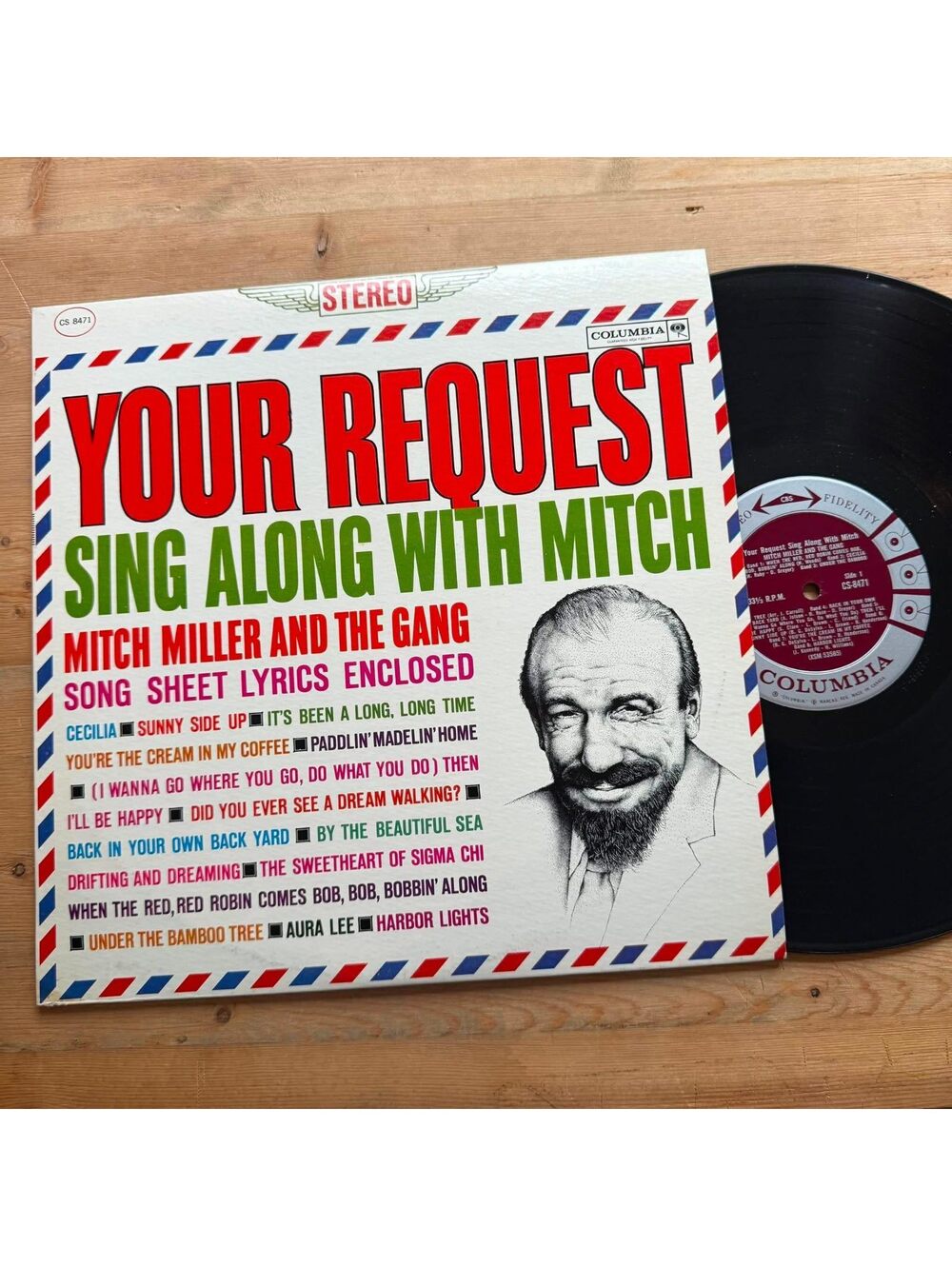 Mitch Miller and the Gang - Your Memories sing along with Mitch 33rpm VG+ VR25